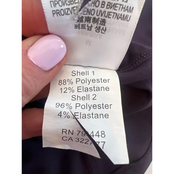 MARMOT WOMENS LIGHTWEIGHT LONG SLEEVE PULLOVER 3/4 ZIP JACKET BASELAYER PURPLE - Picture 10 of 13